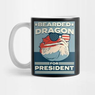 Bearded Dragon for President Mug